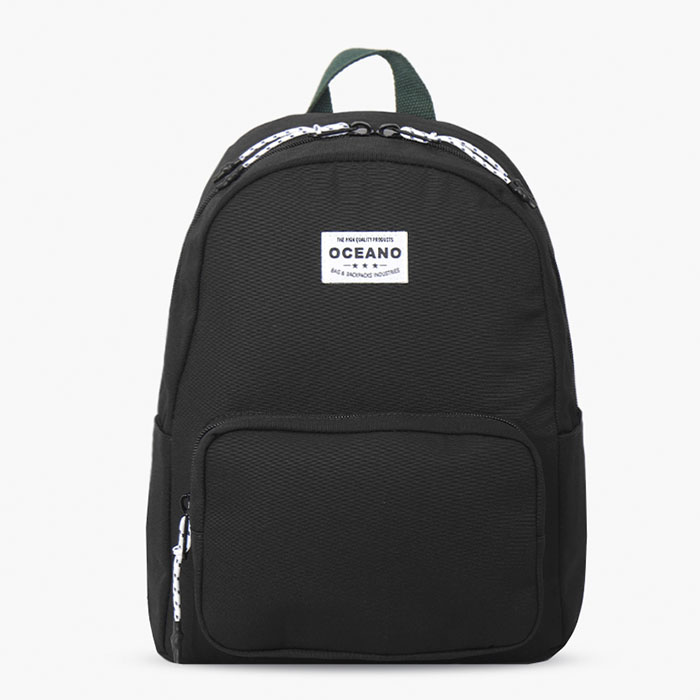 MOCHILA OCEANO VELVET NEGRO - 1