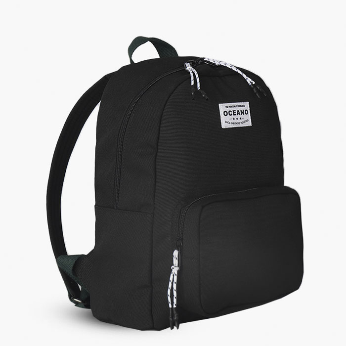 MOCHILA OCEANO VELVET NEGRO - 5