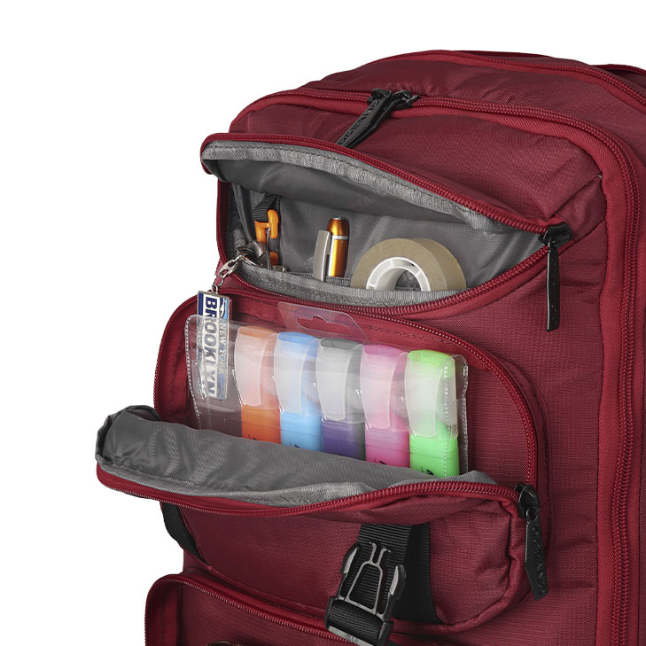 MOCHILA OCEANO GLOVER ROJO - 5