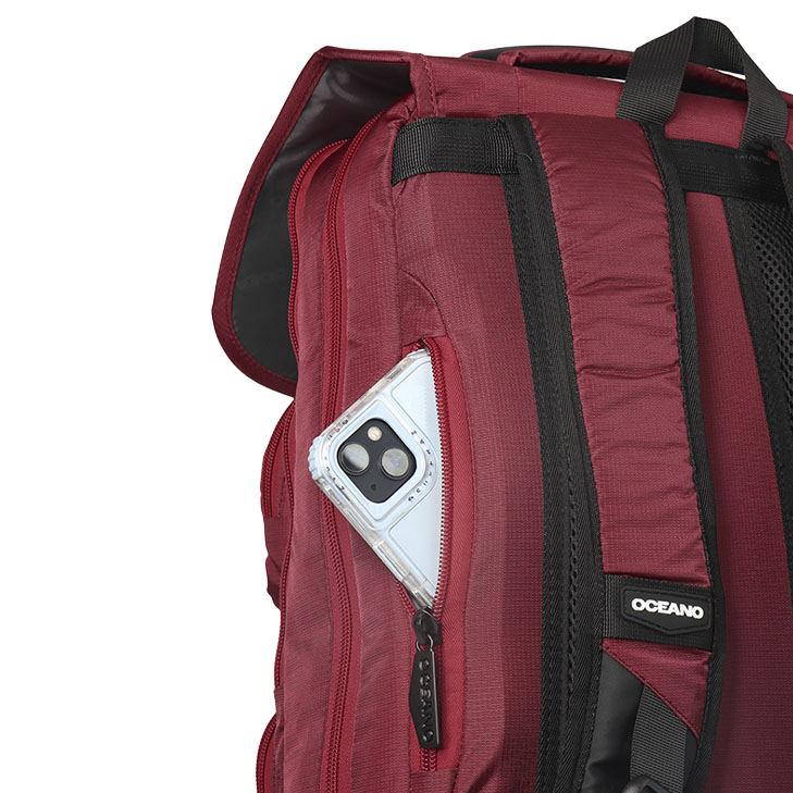 MOCHILA OCEANO GLOVER ROJO - 8