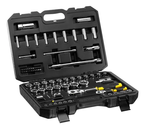 Juego de Herramientas 1/4" - 1/2" 72 Piezas Stanley STMT82831-LA - 1