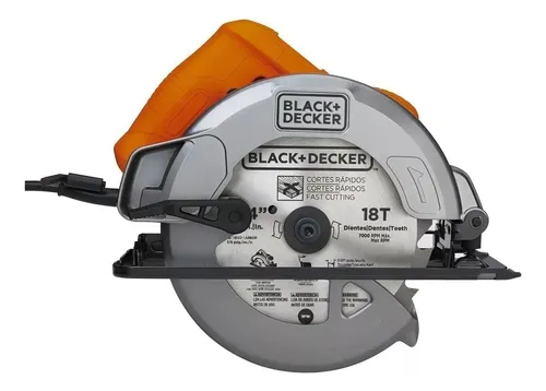 SIERRA CIRCULAR 7 1/4' 1400W 5300 RPM BLACK + DECKER - CS1004-B2 - 2