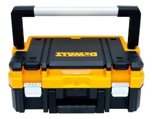 CAJA DE HERRAMIENTAS DEWALT DWST17808 DE PLÁSTICO NEGRA Y AMARILLA - 1