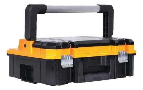 CAJA DE HERRAMIENTAS DEWALT DWST17808 DE PLÁSTICO NEGRA Y AMARILLA - 2