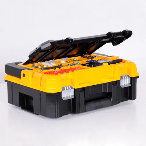 CAJA DE HERRAMIENTAS DEWALT DWST17808 DE PLÁSTICO NEGRA Y AMARILLA - 5