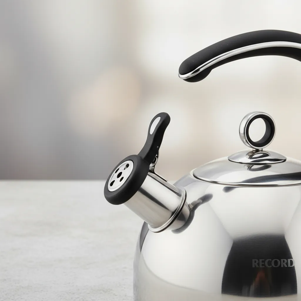 TETERA RECORD SILVER ACERO INOXIDABLE 2.5L PLATEADO - 2