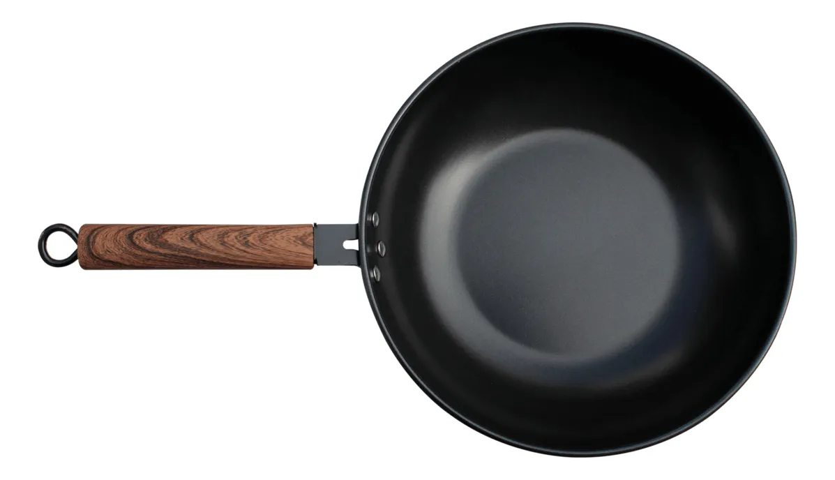 SARTÉN WOK RECORD FIERRO ANTIADHERENTE N28 NEGRO - 2