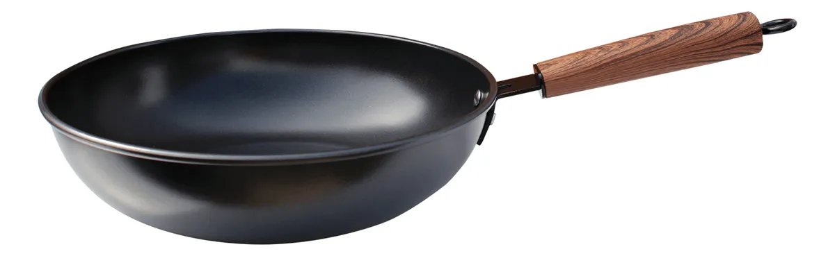 SARTÉN WOK RECORD FIERRO ANTIADHERENTE N28 NEGRO - 3