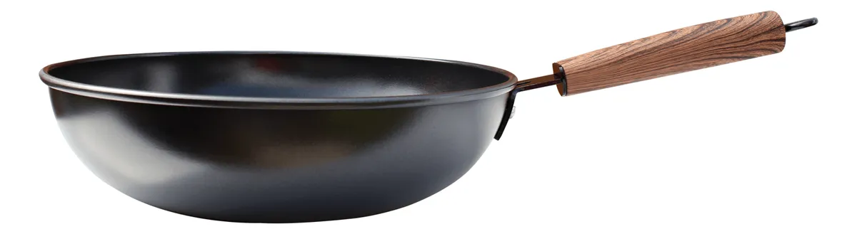 SARTÉN WOK RECORD FIERRO ANTIADHERENTE N28 NEGRO - 4
