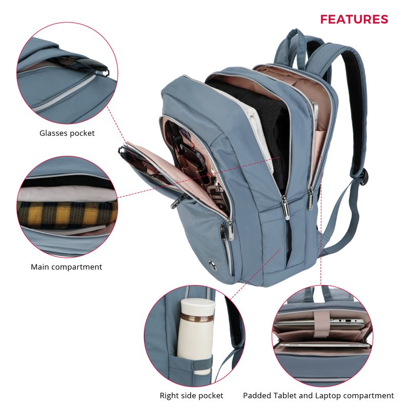 MOCHILA SWISS DIGITAL KATY ROSE SD1006F-13 - 7