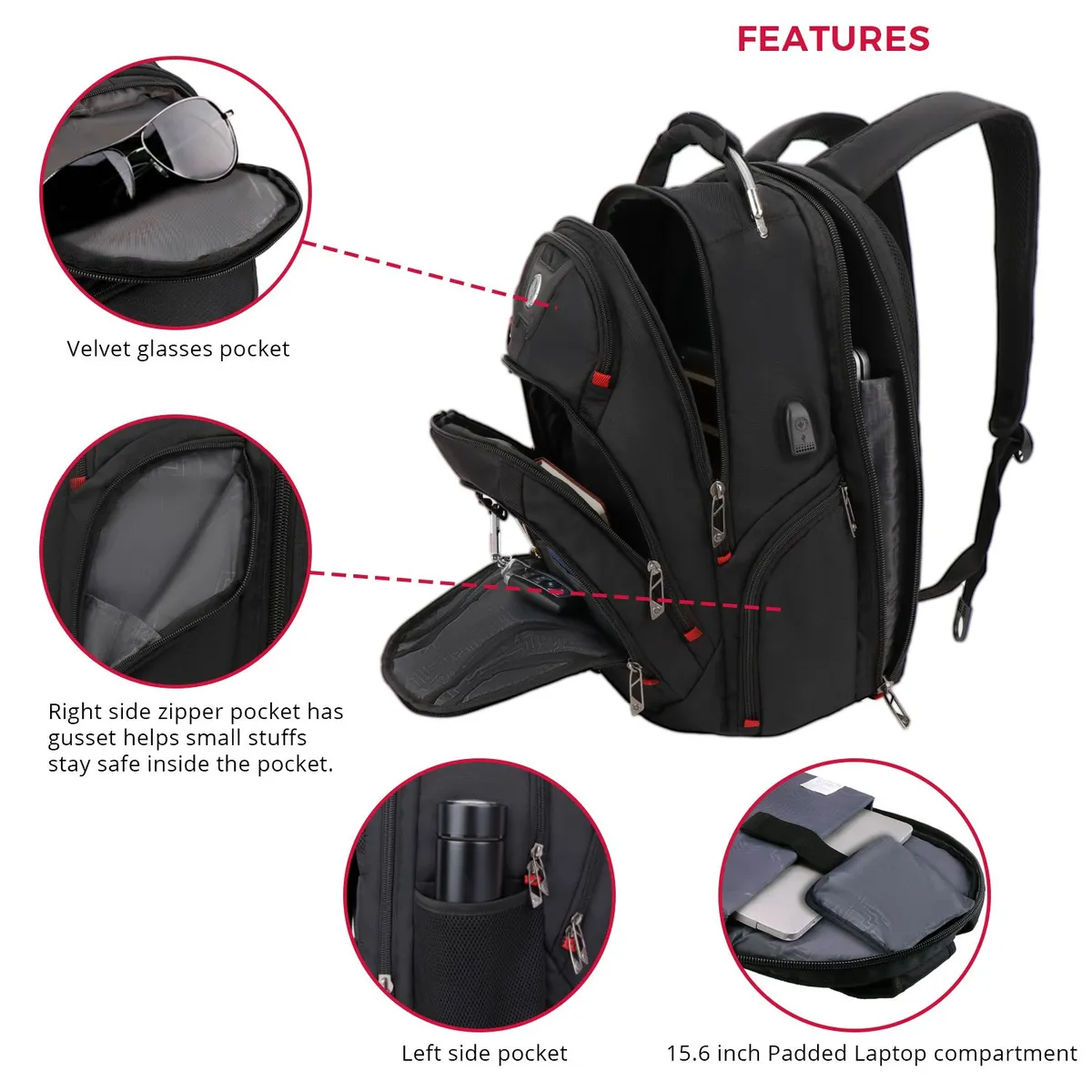 MOCHILA SWISS DIGITAL PIXEL SD-857 - 5