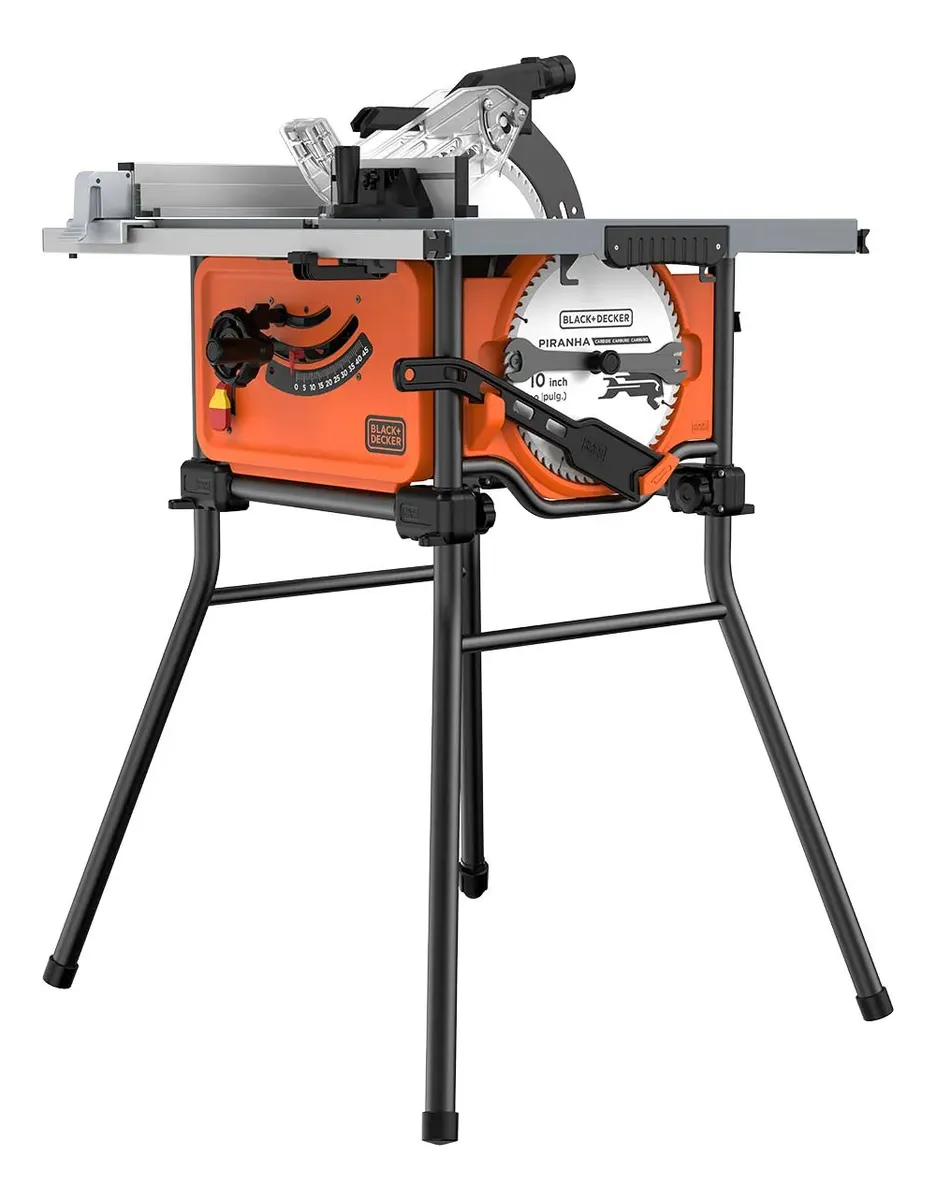 SIERRA DE MESA DE 10 1800W BLACK +DECKER BES71800TSS-B2 NARANJA - 4