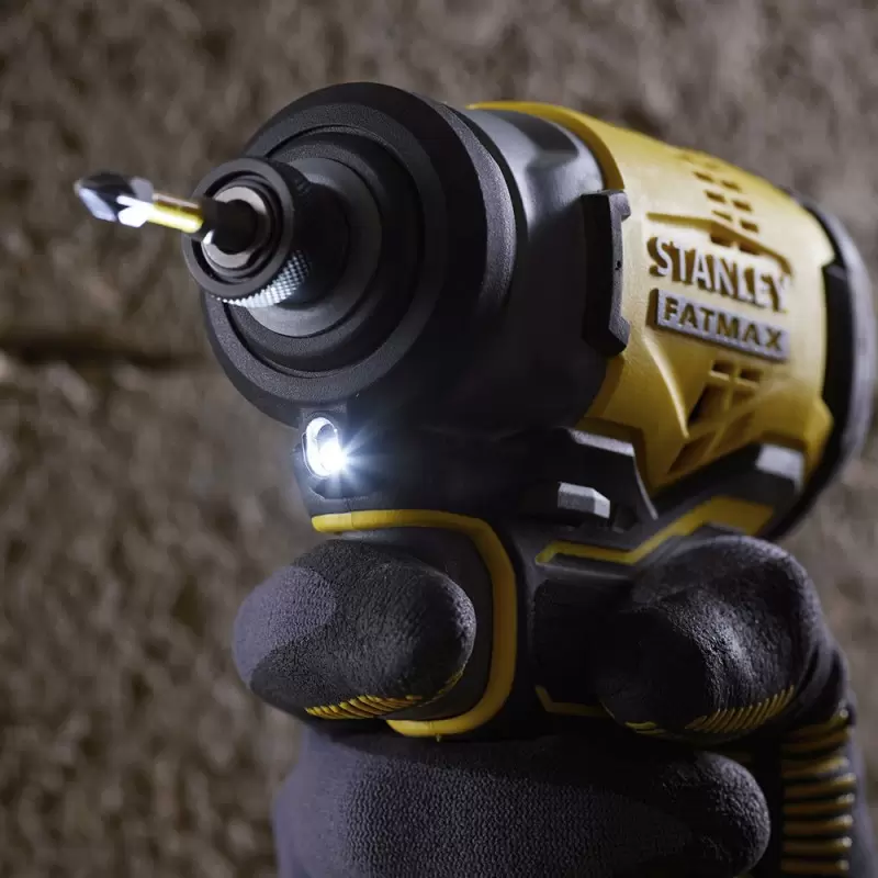 ATORNILLADOR DE IMPACTO 1/4' HEX 20V FATMAX 180 NM 2 BAT STANLEY SBI810D2K-B2 - 6