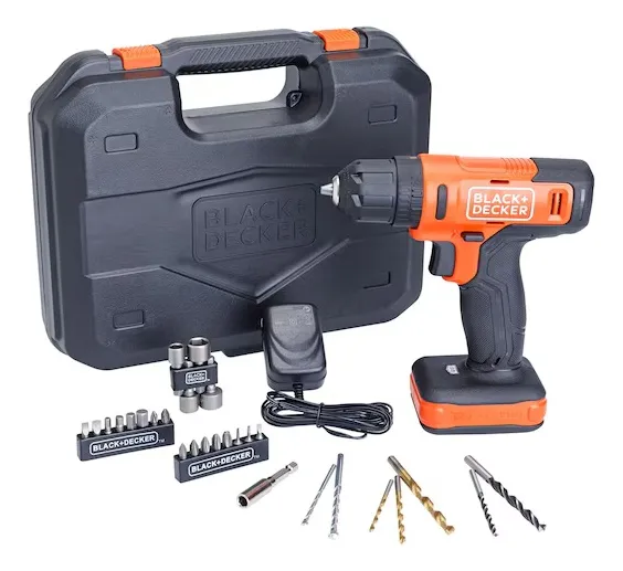 TALADRO PERCUTOR INALÁMBRICO 12V MAX 3/8 MALETÍN BCD712VHDK - 1