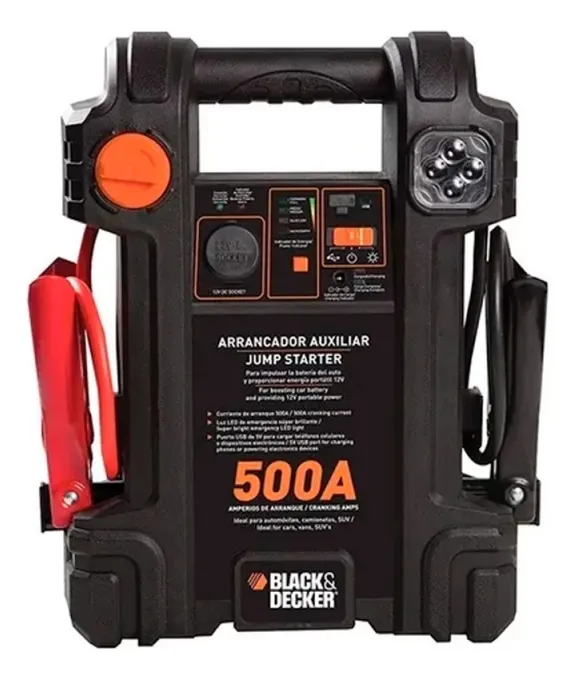 ARRANCADOR AUXILIAR PARA AUTOS 12V BLACK + DECKER JS500S - 1