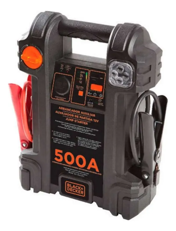 ARRANCADOR AUXILIAR PARA AUTOS 12V BLACK + DECKER JS500S - 2