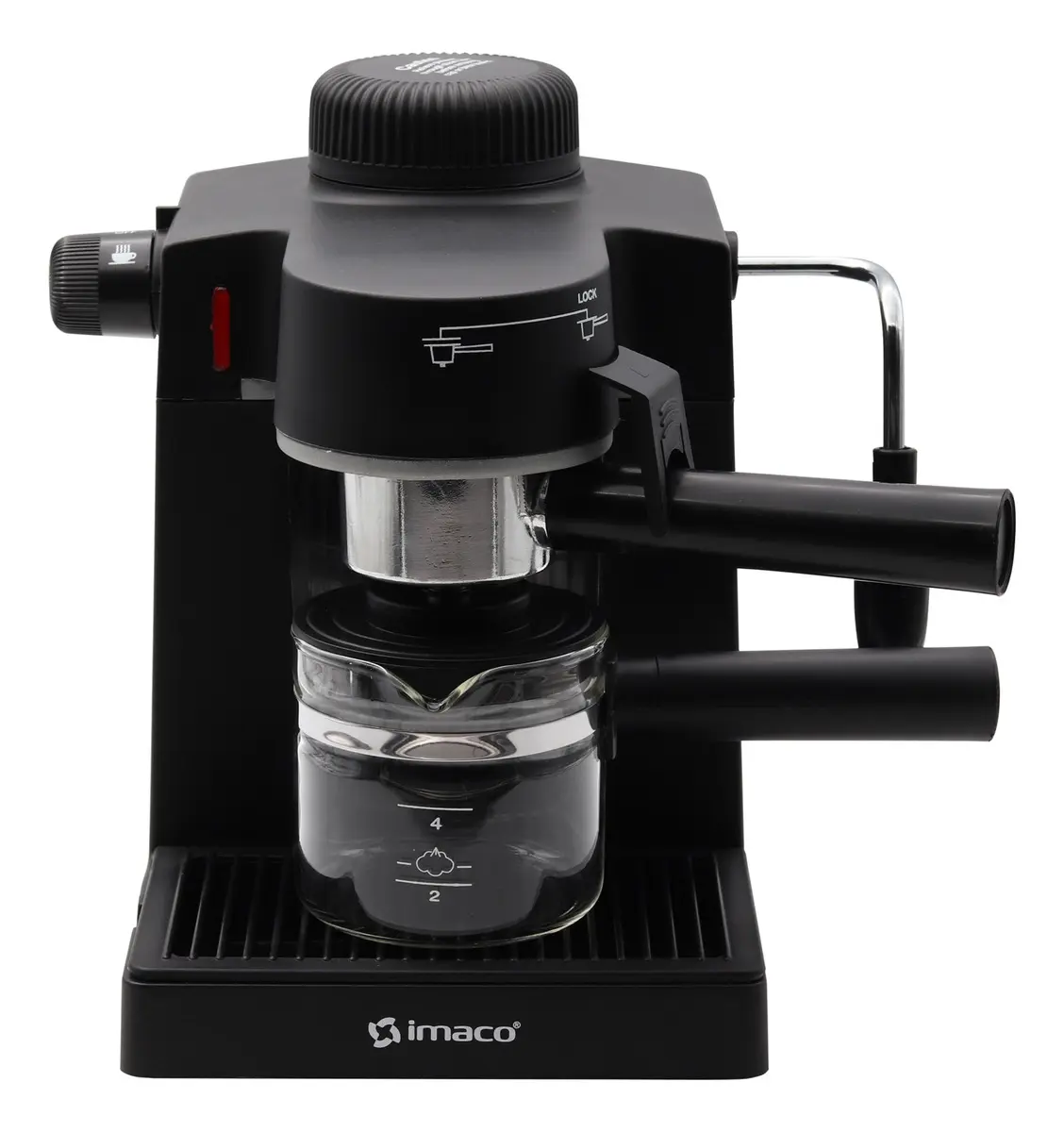 CAFETERA EXPRESSO Y CAPUCCINO 5 BARES IECM5B IMACO NEGRO - 2