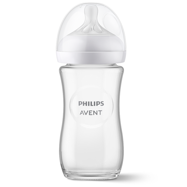 BIBERÓN NATURAL 3.0 VIDRIO 240ML FLOW 3 PHILIPS AVENT - 2