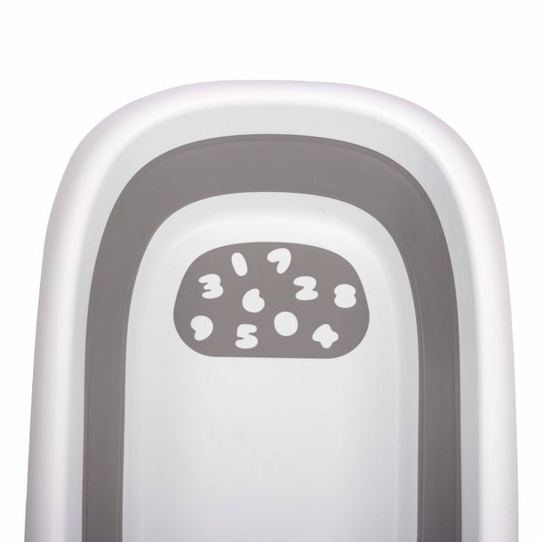BAÑERA PLEGABLE CON TERMÓMETRO INFANTI GRIS - 3