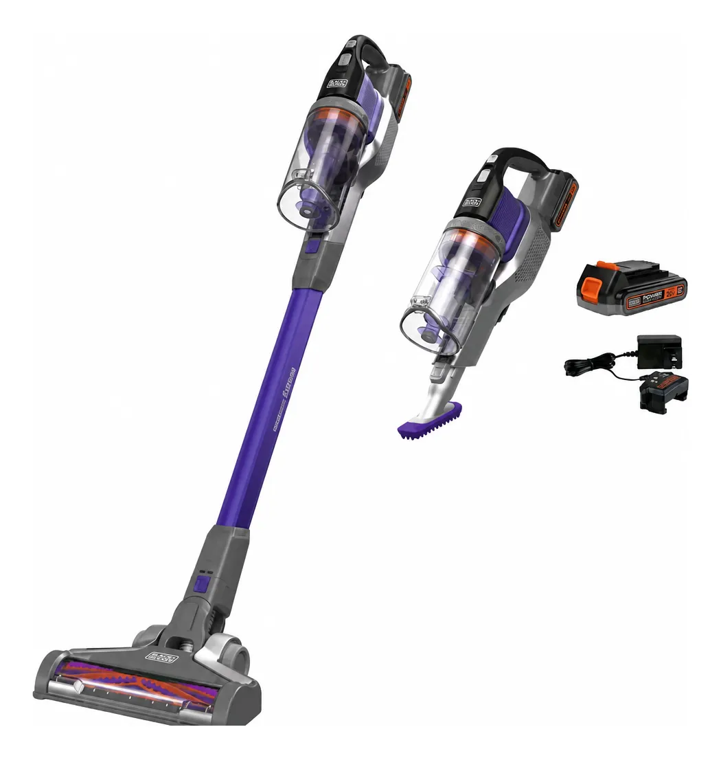 ASPIRADORA INALÁMBRICA + BATERÍA Y CARGADOR BLACK Y DECKER BSV20PET-B2C - 1