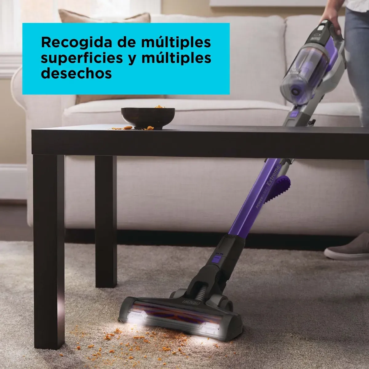 ASPIRADORA INALÁMBRICA + BATERÍA Y CARGADOR BLACK Y DECKER BSV20PET-B2C - 3