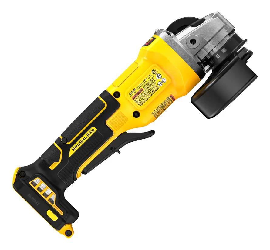AMOLADORA DE BATERÍA DEWALT DCG408B, 20 V, SIN ESCOBILLAS, 115 MM AMARILLO - 3