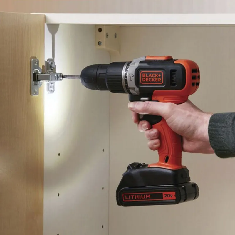 TALADRO PERCUTOR 3/8 20V + ATORNILLADOR DE IMPACTO + BROCAS - 3