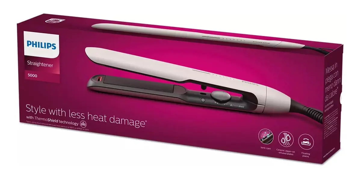 PLANCHITA DE PELO PHILIPS 5000 SERIES BHS515/00 BLANCO - 2