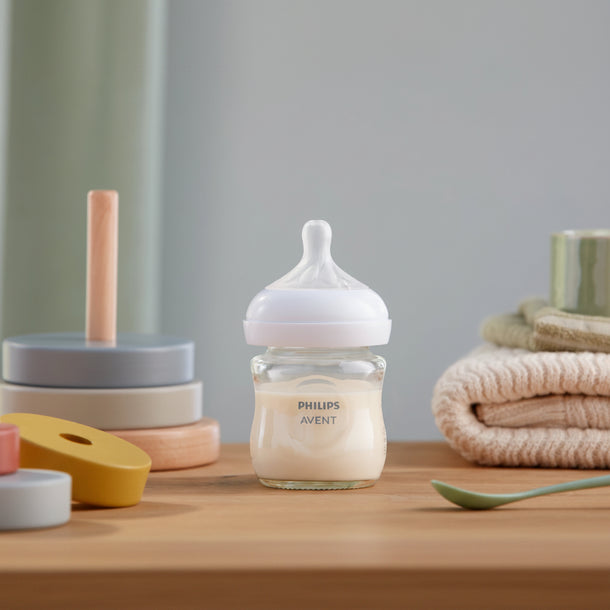 BIBERÓN NATURAL DE VIDRIO RESPONSE 3.0 4OZ/120ML FLOW 2 - 0M PHILIPS AVENT - 6