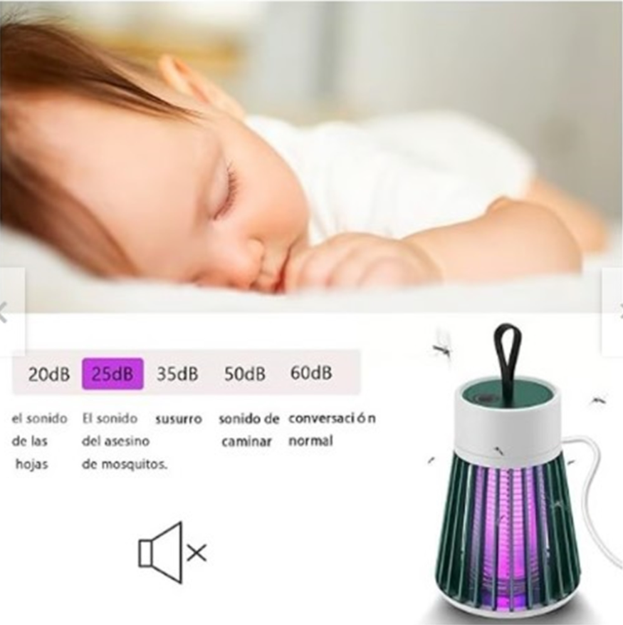 LAMPARA RECARGABLE PARA ELIMINAR MOSQUITO IDEAL SILENCIOSO - 2