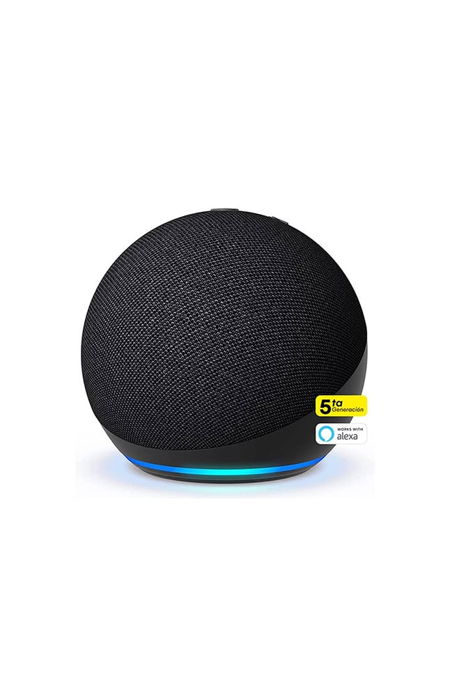 PARLANTE INTELIGENTE AMAZON ECHO DOT 5TH GENERACIÓN NEGRO - 1