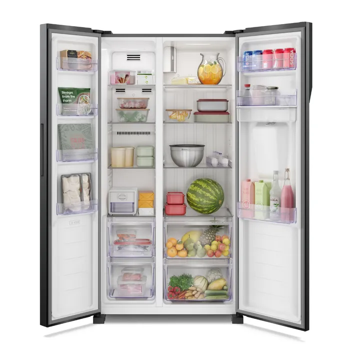 REFRIGERADORA ELECTROLUX 436LT NO FROST SIDE BY SIDE INVERTER ERS432HBWD - 4