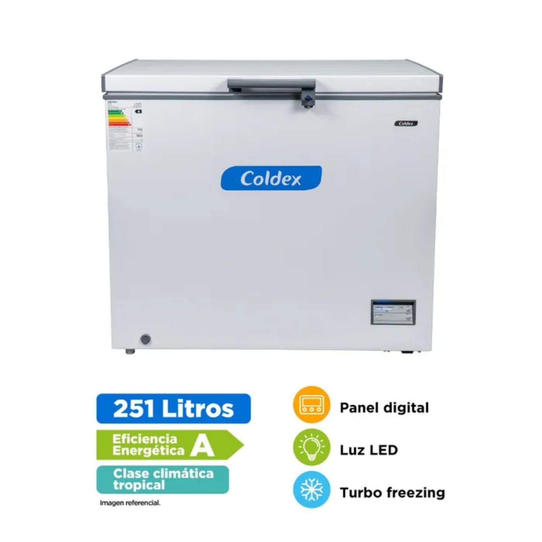 CONGELADORA COLDEX 251L DEFROST CH10PLUS BLANCO - 1