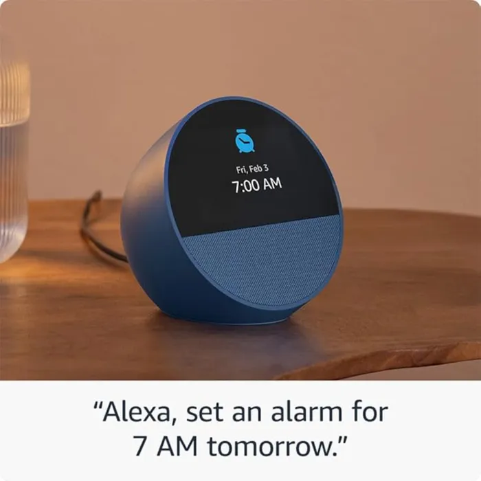 ALTAVOZ INTELIGENTE AMAZON ECHO SPOT 2024 AZUL - 3