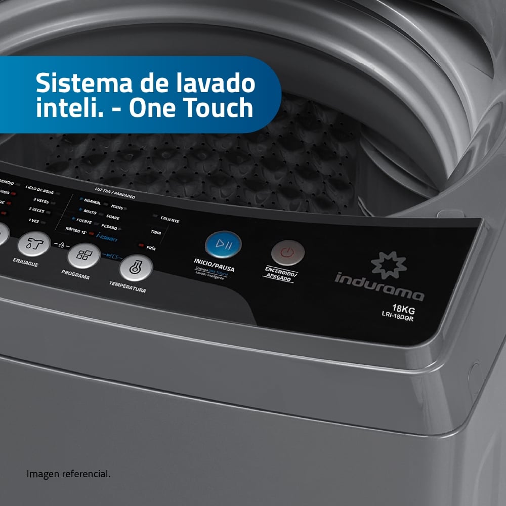 LAVADORA AUTOMÁTICA INDURAMA 18KG LRI-18DGR - 3