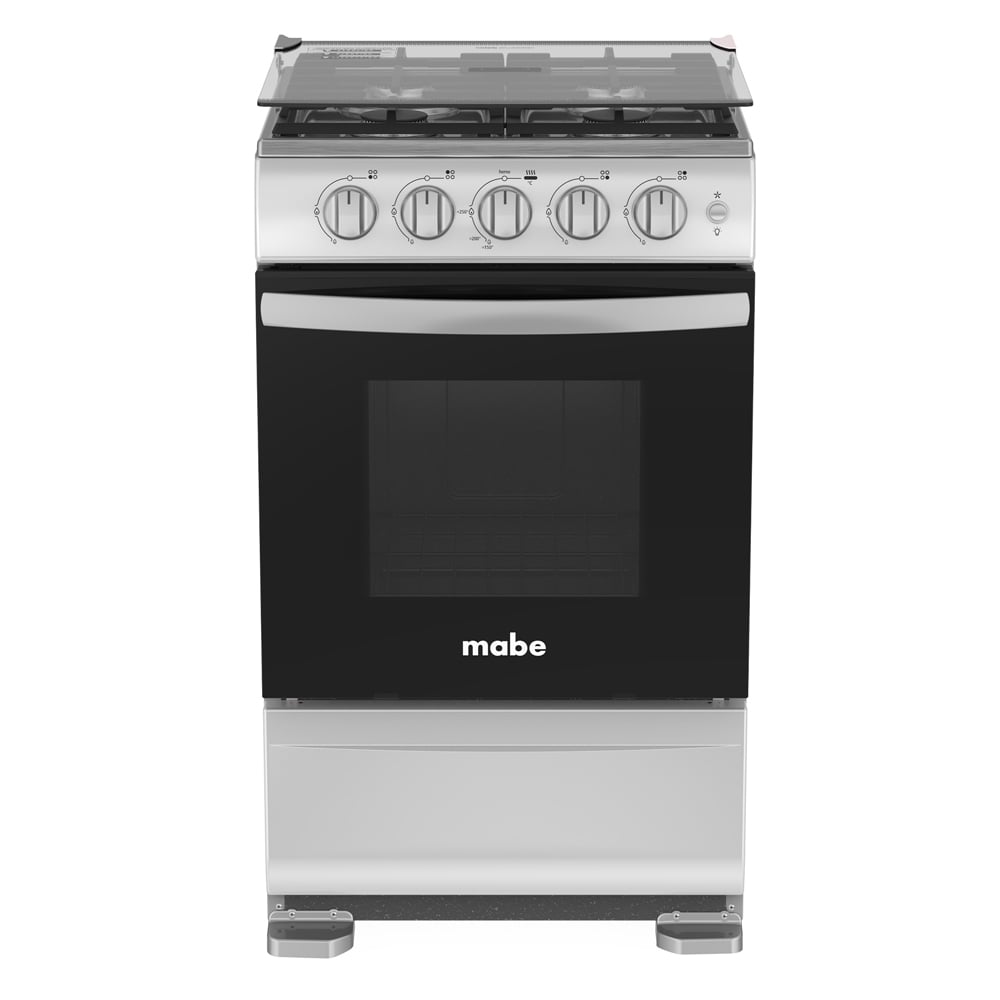 COCINA MABE DE PISO A GAS DE 4 QUEMADORES 52CM EMP5120GP2 GRAFITO - 1