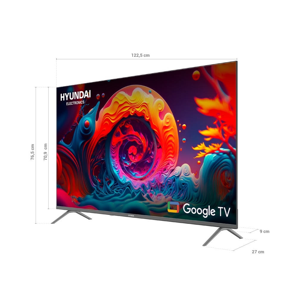 TV HYUNDAI 55' GOOGLE TV 4K ULTRA HD SMART TV HYLED5529QG - 4