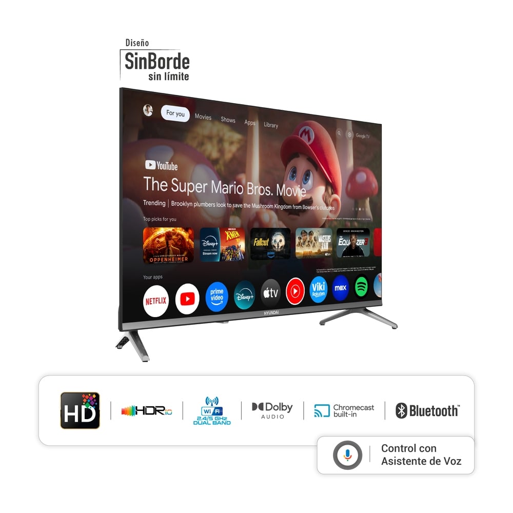 TV HYUNDAI 32' QLED GOOGLE TV HYLED3259QG - 3