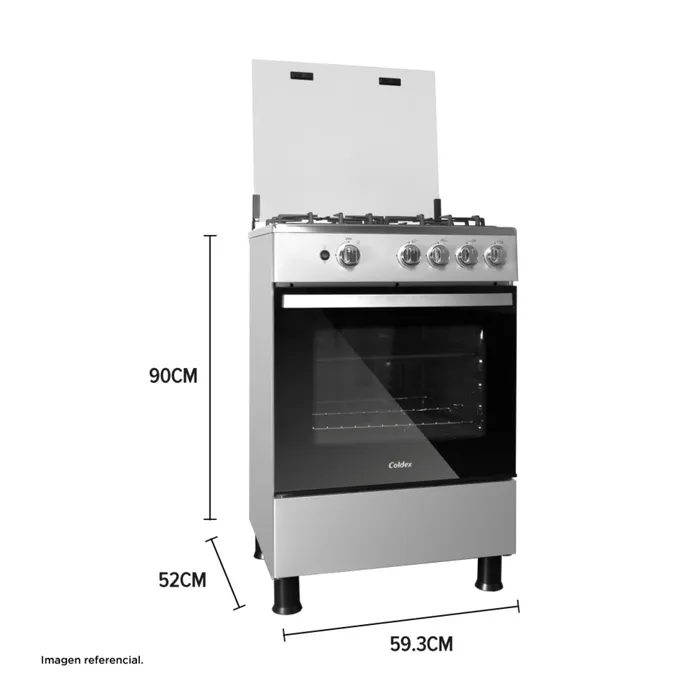 COCINA COLDEX 4 HORNILLAS 60CM CX605PLUS - 2