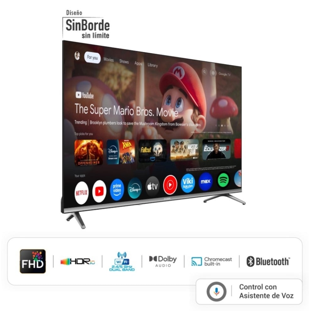TV HYUNDAI 43' QLED GOOGLE TV HYLED4326QG - 2