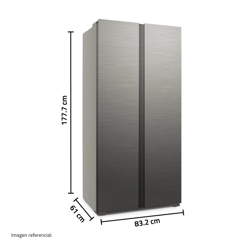 REFRIGERADORA INDURAMA 428LT RI-769 NO FROST CROMA - 4