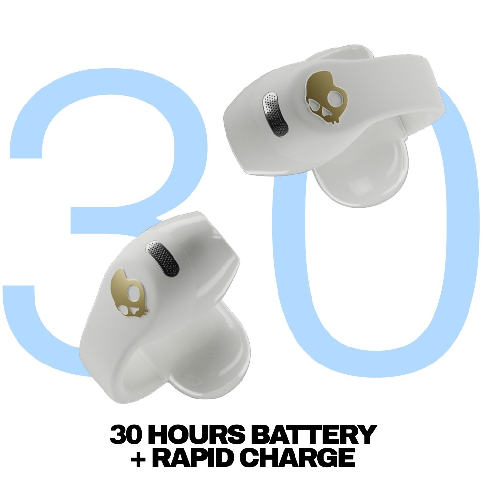 AUDÍFONOS TRUE WIRELESS SKULLCANDY PUSH 720 BONE - 2