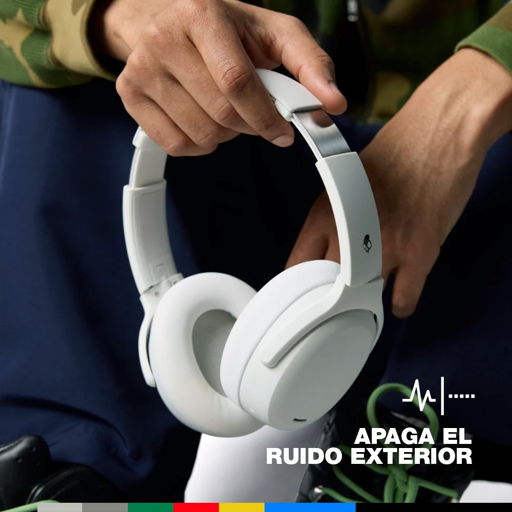 AUDÍFONOS OVER EAR SKULLCANDY CRUSHER ANC 2 BONE - 4