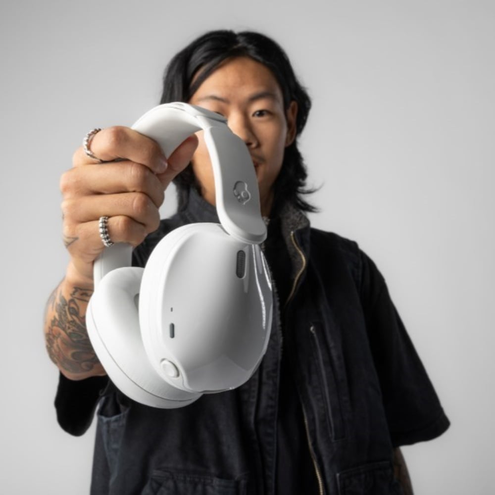 AUDÍFONOS OVER EAR SKULLCANDY HESH ANC 2 WHITE - 4