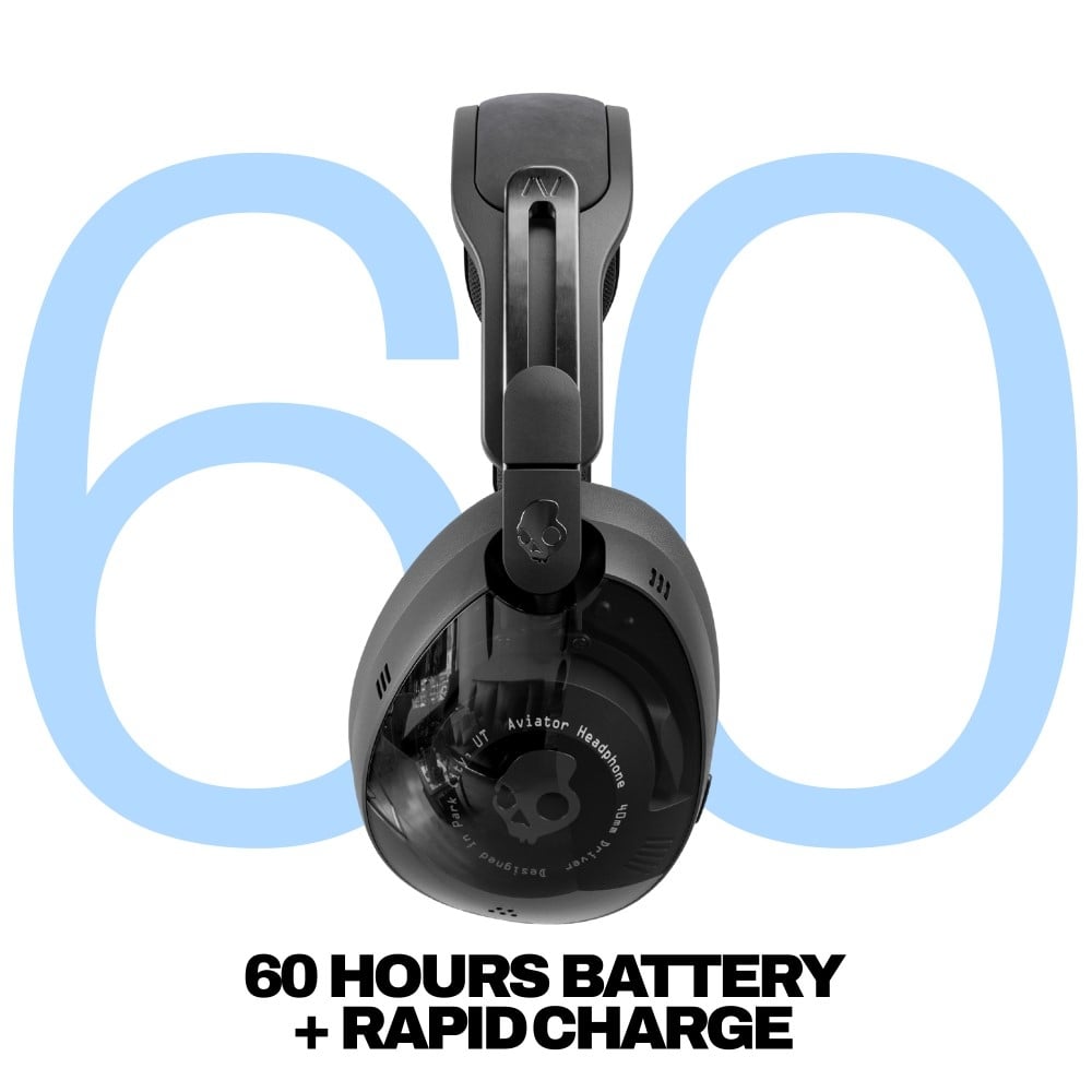 AUDÍFONOS OVER EAR SKULLCANDY AVIATOR ANC BLACK - 2