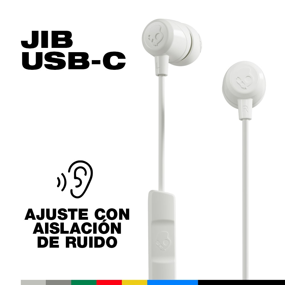 AUDÍFONOS IN EAR SKULLCANDY JIB USB-C BONE - 2