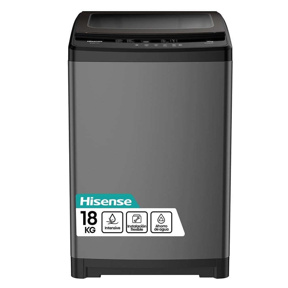 LAVADORA HISENSE 18KG CARGA SUPERIOR WT3W1823UT - 2