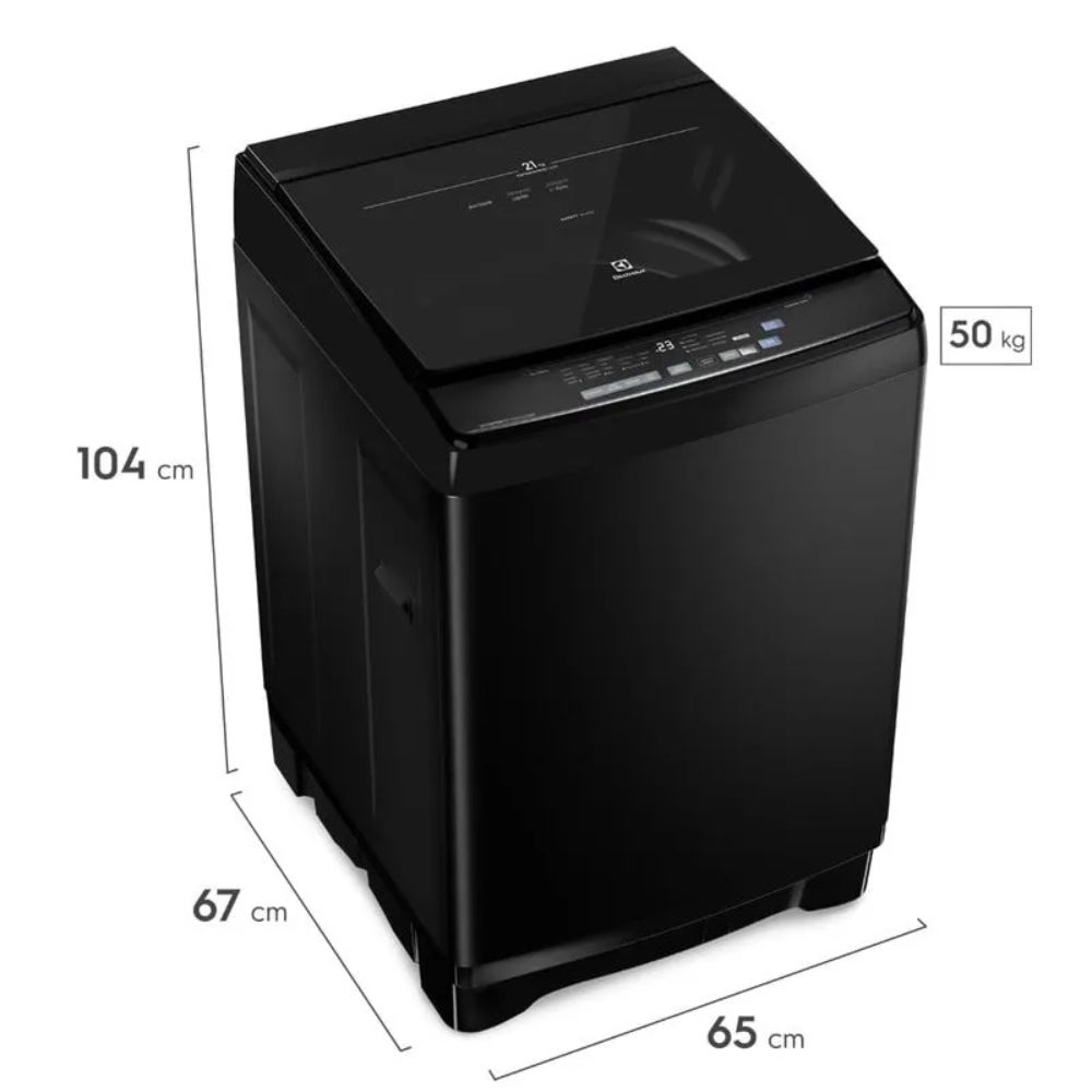 LAVADORA INVERTER ELECTROLUX 21KG EWIJ21F2XSYB NEGRO - 4