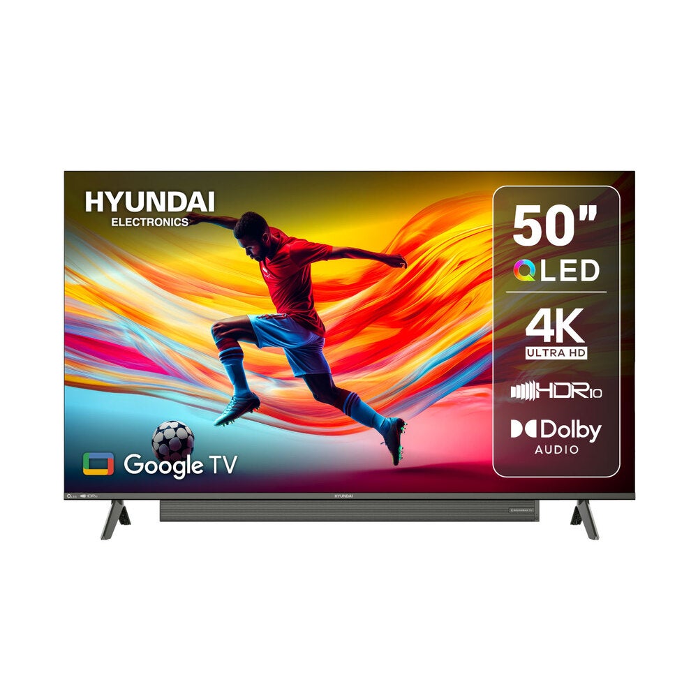 TV HYUNDAI 50' QLED 4K UHD SMART TV GOOGLE TV CON SOUNDBAR HYLED5030QG - 1