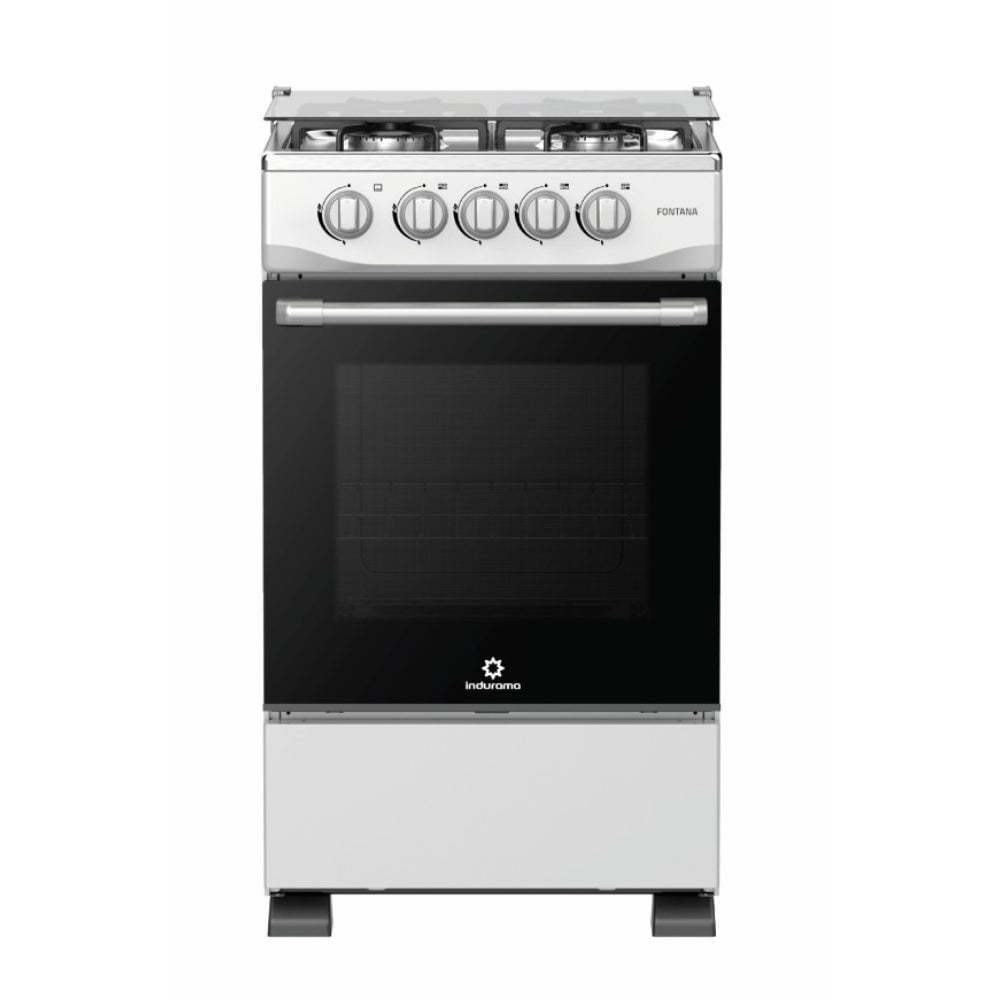 COCINA INDURAMA 4 QUEMADORES 85CM FONTANA GRIS - 2